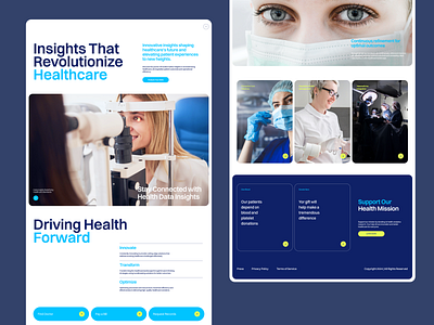 Health-Tech Web Design @ Flagship design figma health health agency health innovation health tech healthcare hospital ui uiux ux web design