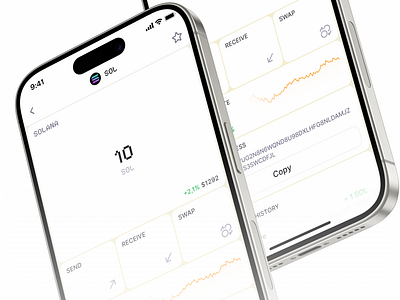 Crypto Wallet App UI Kit - Cryptocurrency Page app crypto design design system ios ui ui kit ux wallet web3