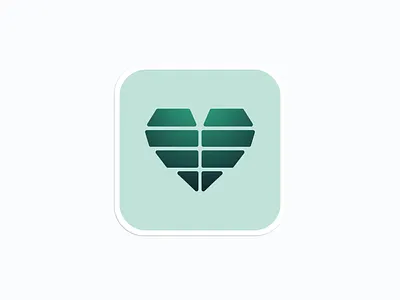 App Icon : DailyUI 005 005 5 appicon appstore dailyui dailyui005 dailyui5 fitapp fitness ui