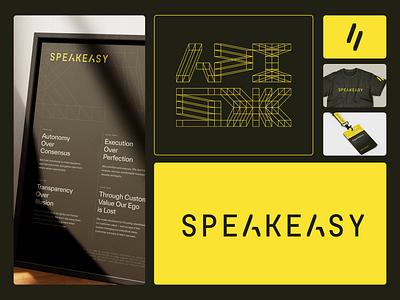 Odi Agency: Speakeasy Rebrand b2b b2b brand brand design early stage identity design logomark startup brand visual identity