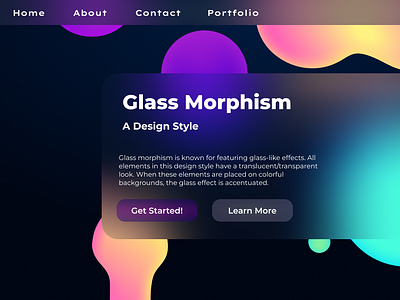 Glass Morphism design figma glassmorphism ui