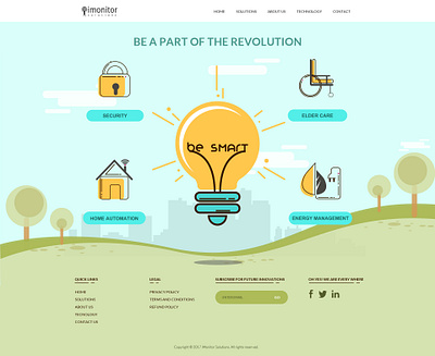 Smart Solutions Website branding graphic design illustration ui ui design