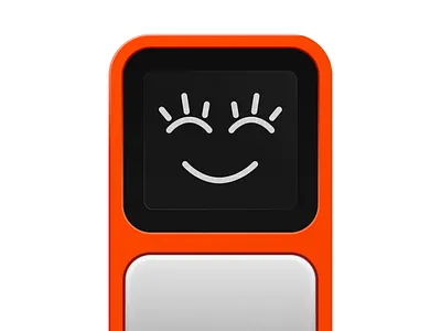 Product Design / Illustration ai device device figma green illustration orange physical product rabbit vector