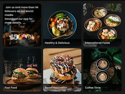 4 Bento Grid Websites bento brntogrid coffeeeshop figma motion graphics prototype restaurant ui uiux ux website