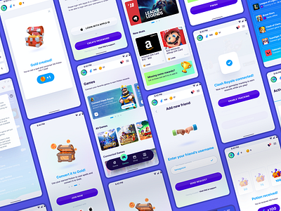 Potion App - User Interface app design gaming product design ui ux