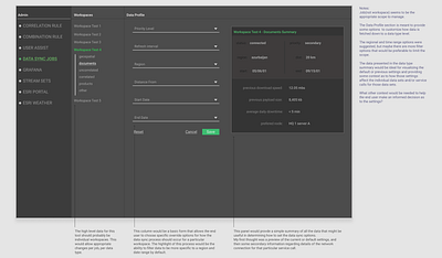 Data Sync Admin data management ui ux research