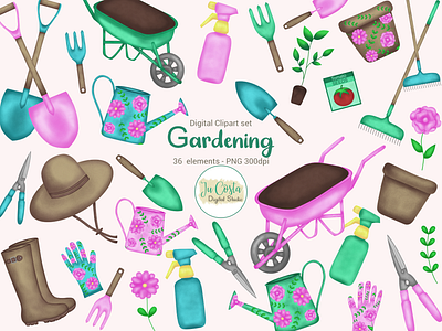 Gardening Clipart clipart gardening graphic design