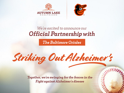 Autumn Lake Healthcare x Baltimore Orioles | ConcDes autumn lake digital marketing graphi graphic design healthcare logo animation mlb motion graphics nursing homes video editing