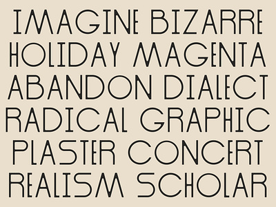 Rune - Sans Serif Typeface bold font graphic modern sans serif type typography