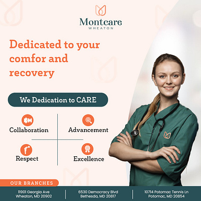 Montcare Healthcare x Washington Nationals Dementia Fundraiser 3d animation branding graphic design logo motion graphics ui