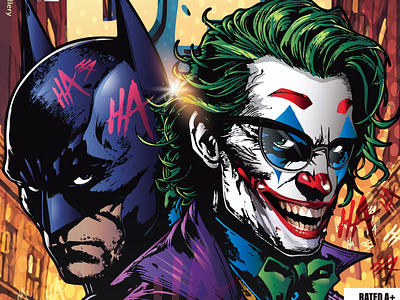 ULTIMATE BAT JOKES COMICS COVER batman comics dc comics fan art joker