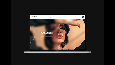Muse - A Talent Management Web & Brand Design agency brand identity branding graphic design logo model modelling ui ux website