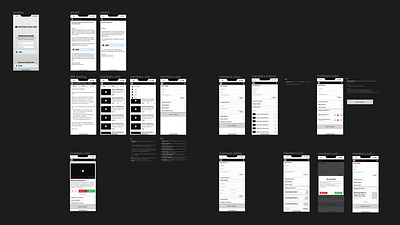 Mobile Video Process mobile first process flow ui