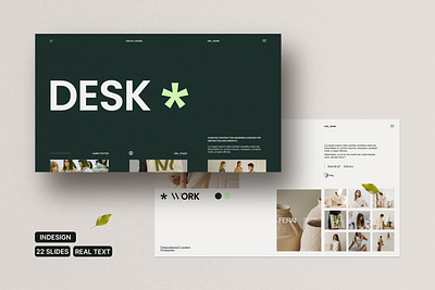 DESK | Portfolio client color cv desk mood personal portfolio project resume template work