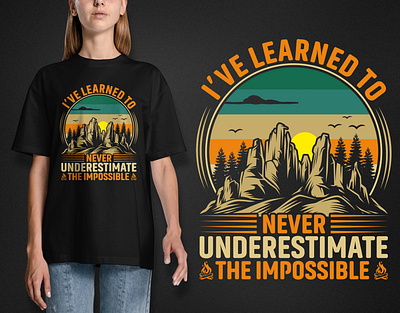 RETRO OUTDOOR MOUNTAIN ADVENTURE T-SHIRT DESIGN adventureawaits adventurewear clothing exploreoutdoors graphic design hikingapparel illustration mountainadventure mountainlife mountainlovers mountaintshirt naturelovers outdoorgear outdoorstyle retroadventure retrofashion retrooutdoors retrotee vintagedesign vintagevibes