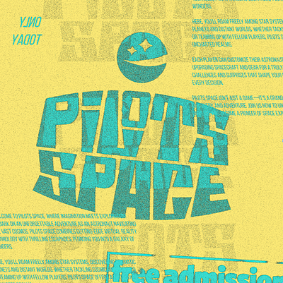 Pilots Space graphic design