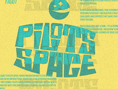 Pilots Space graphic design