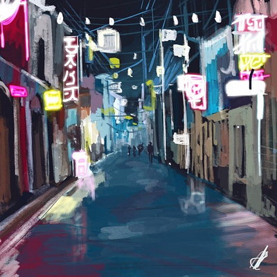 05. Street conceptart digitaldrawing graphic design illustration