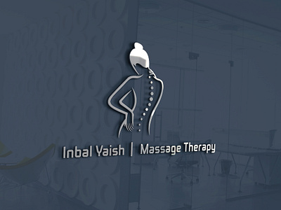 Inbal Yaish Massage Therapy Logo Design illustration