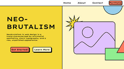 Neobrutalism design figma neobrutalism ui ux