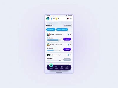 Potion App - Quests app design product ui user interface ux