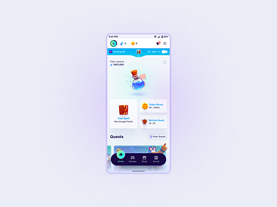 Potion App app design gaming product ui user interface ux