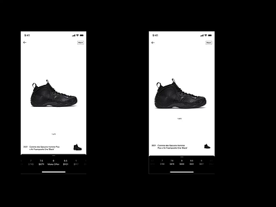 GOAT Mobile App design ecommerce fashion goat mobile motion product shoes sneakers ui ux
