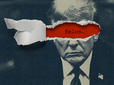 Felon america collage felon felony page rip tear torn trump