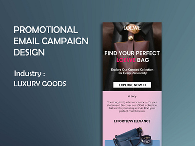 Email Campaign Design for Luxury Goods Brand creative design email automation email campaign design email design email graphic graphic design klaviyo email campaign klaviyo email template
