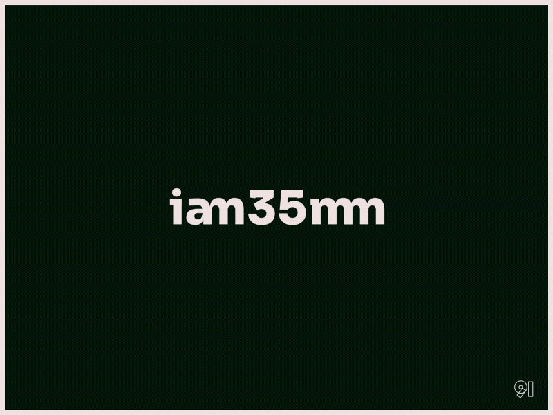 iam35mm 35mm animation branding iam35mm logo photography