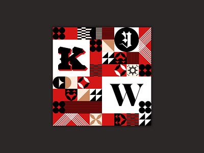 Red, black and white geometrics black design experimental experiments flat geometric geometry graphic design graphicdesign illustration red shape shapes type typography white