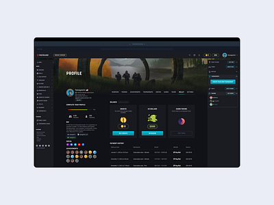 FirstBlood - Wallet gaming platform product design ui user interface ux visual design