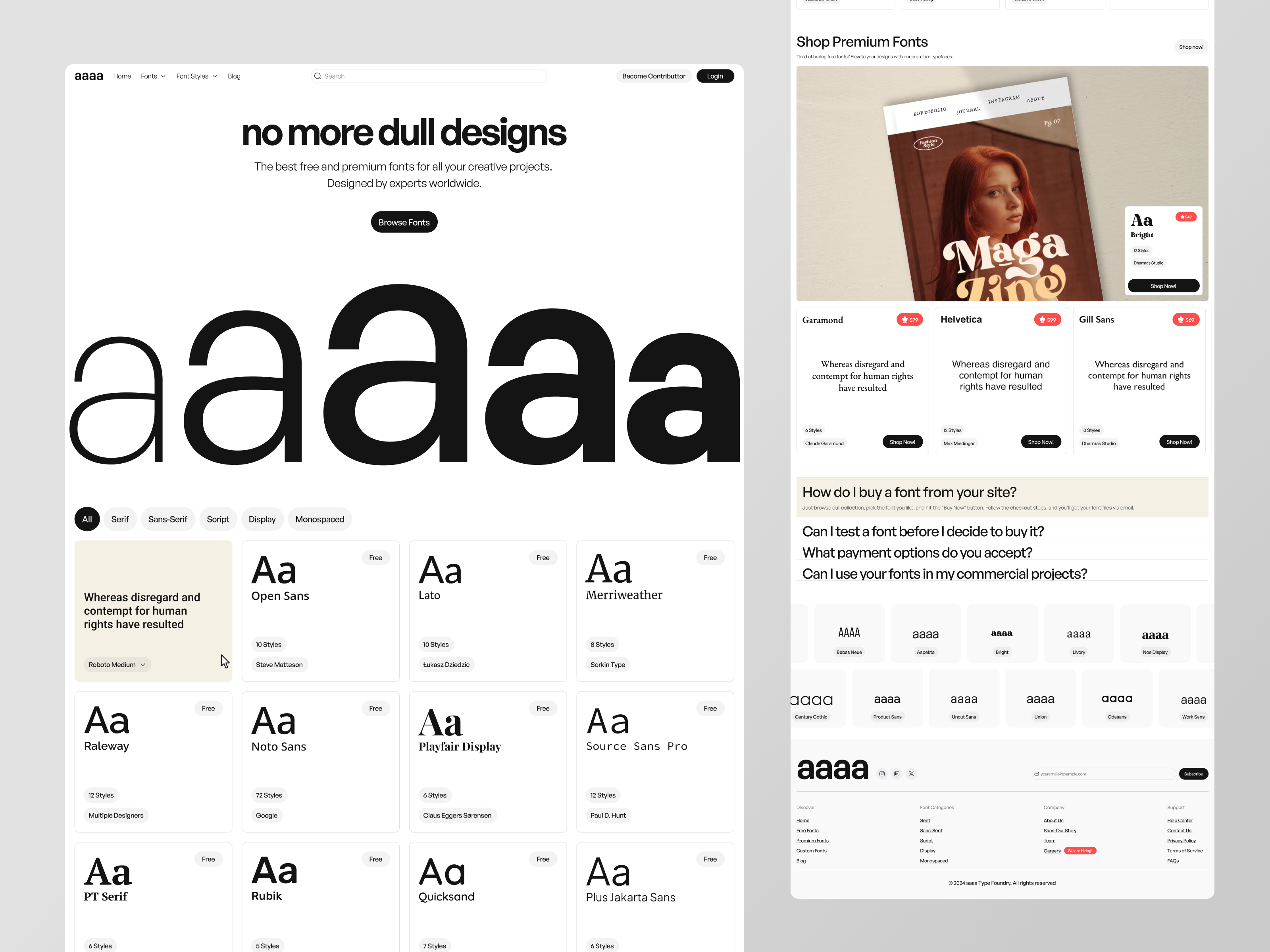 aaaa - Type Foundry Website by Muhammad Dani Asyrofi for Kretya Studio ...