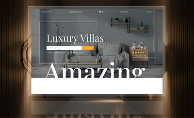 Luxury Villa | Web Design home search ui designs luxury home designs luxury home uix luxury villa designs real estate design real estate uiux real estate web design real estate website uiux ui ux website design