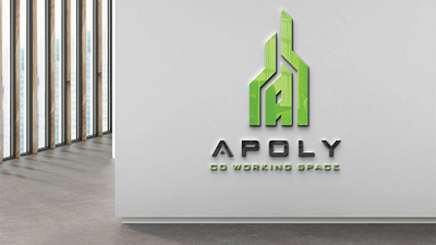 Apoly - Co working space brand identity branding graphic design logo type logo