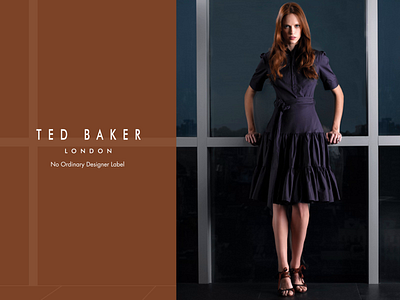 Ted Baker advertising fashion look book photography styling
