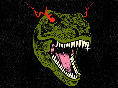 Rex book cartoon cd character cover design dino dinosaur graphic design illustration music skull t rex tshirt vector vinyl