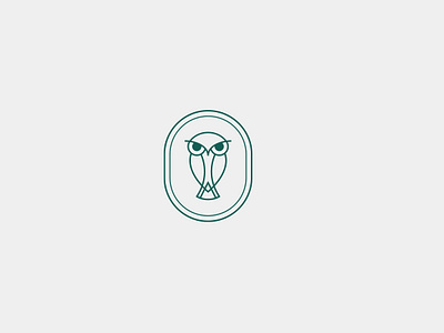 Owl Icon animal logo brand elegant fashion monogram owl owl icon owl logo