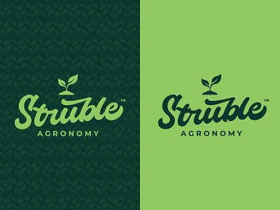 Struble Agronomy agronomy green leaf logo plant