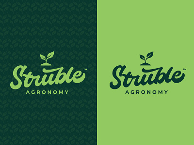 Struble Agronomy agronomy green leaf logo plant