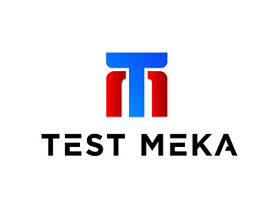 Test Meka brand identity app branding design graphic design initials logo logo design sap test tm vector