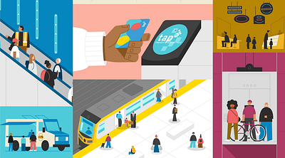LA Metro | Regional Connector animation motion graphics