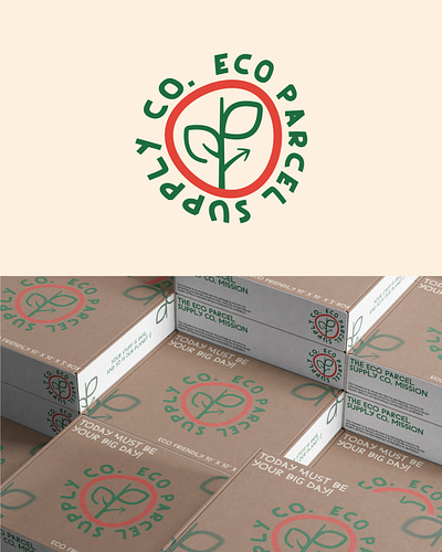 Eco Parcel Supply Co. (Practice) branding design graphic design illustration logo typography