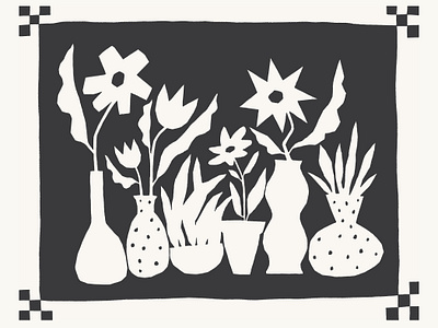 Gal Pals digital design digital illustration drawing flower illustration graphic art illustration indoor plants plants potted plant