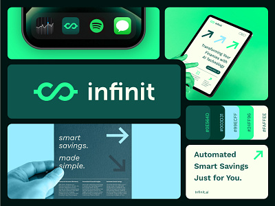 Infinit - Brand Design artdirection branding design fintech graphic design graphicdesign logo typography ui