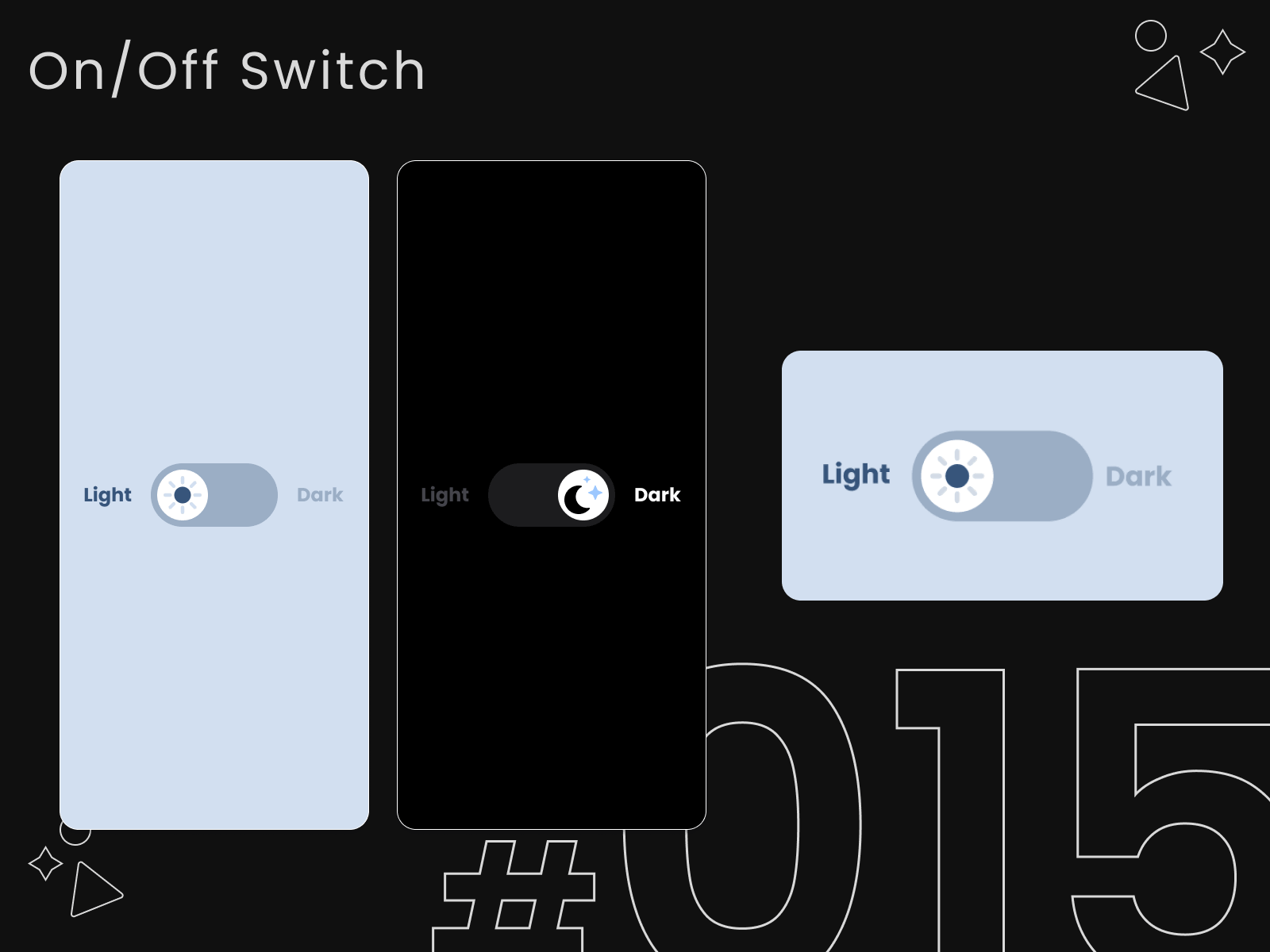 DailyUI #015 On/Off Switch animation daily ui dailyui design graphic design ui