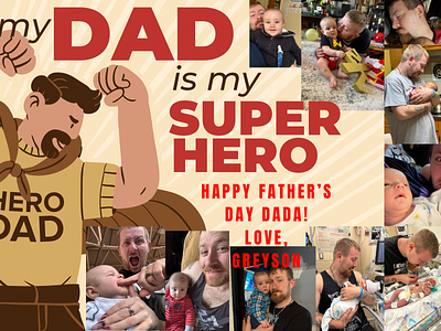 Father’s Day app branding design ecard fathers day graphic design illustration logo post