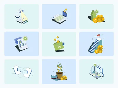 Elevating Financial Clarity adobe animation design finance illustration illustrator money trending ui uiux ux