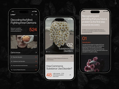 Lotse App app application apps design mental health mobile mobile apps ui ui design ux ux design