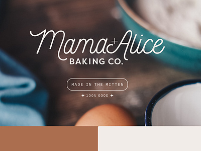 Mama+Alice Baking Co. art direction brand strategy digital marketing graphic design illustration photography